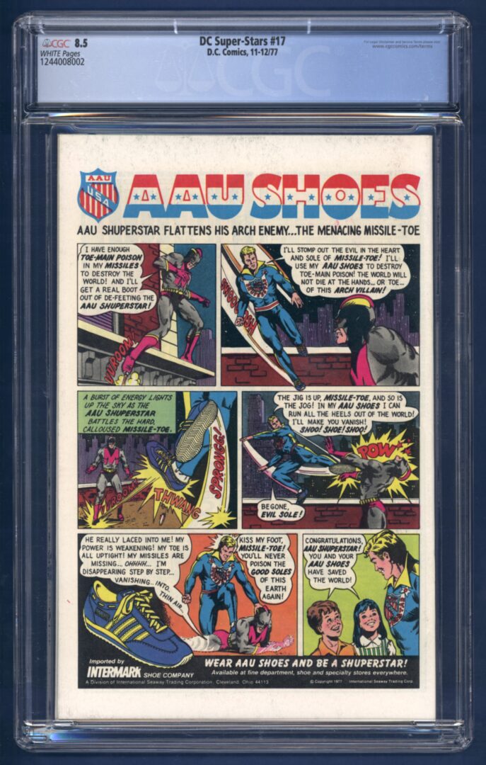 DC Super-Stars #17 CGC 8.5 1st appearance of Earth-2 Huntress