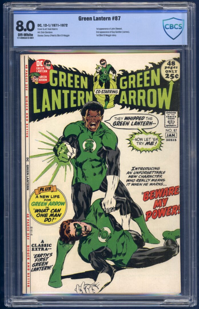 Green Lantern #87 CBCS 8.0 1st appearance of John Stewart