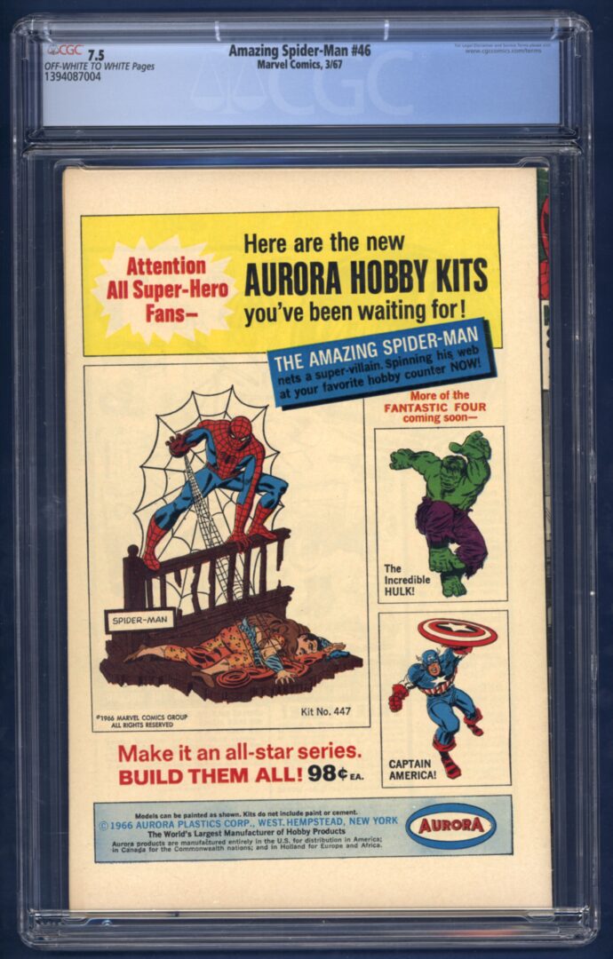 Amazing Spider-Man #46 CGC 7.5 Origin & 1st appearance of the Shocker