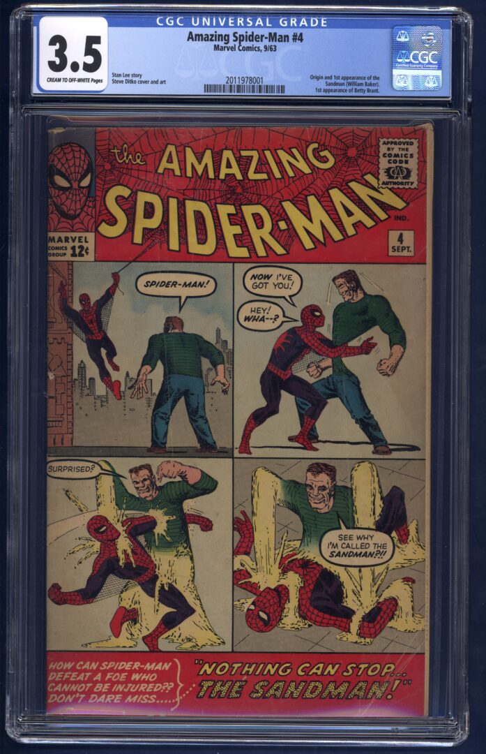 Amazing Spider-Man #4 CGC 3.5 1st Appearance of Sandman