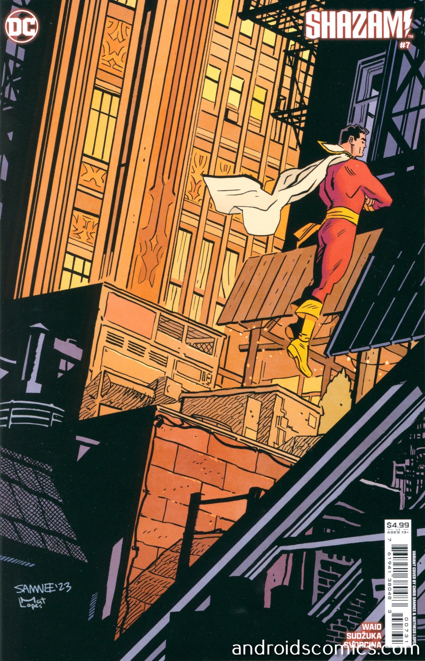 Shazam #7 Cover C Chris Samnee Variant