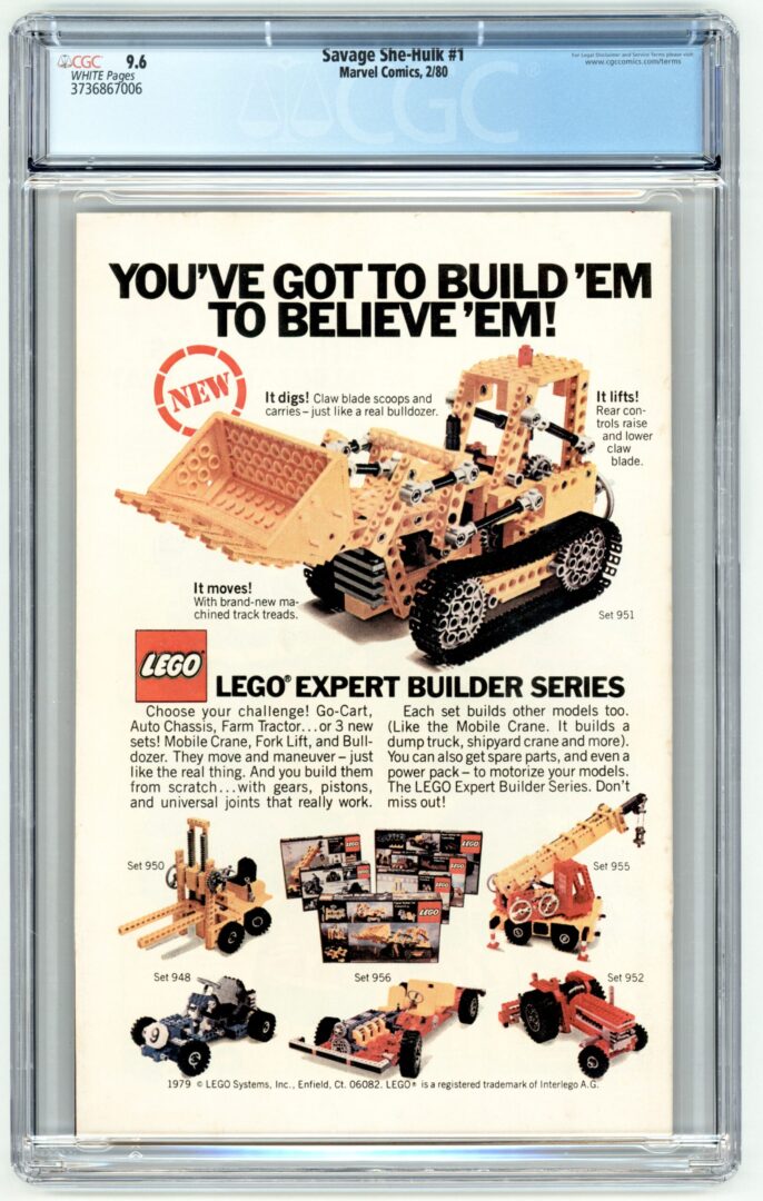 Savage She-Hulk #1 Newsstand Edition Origin and 1st App. of She-Hulk