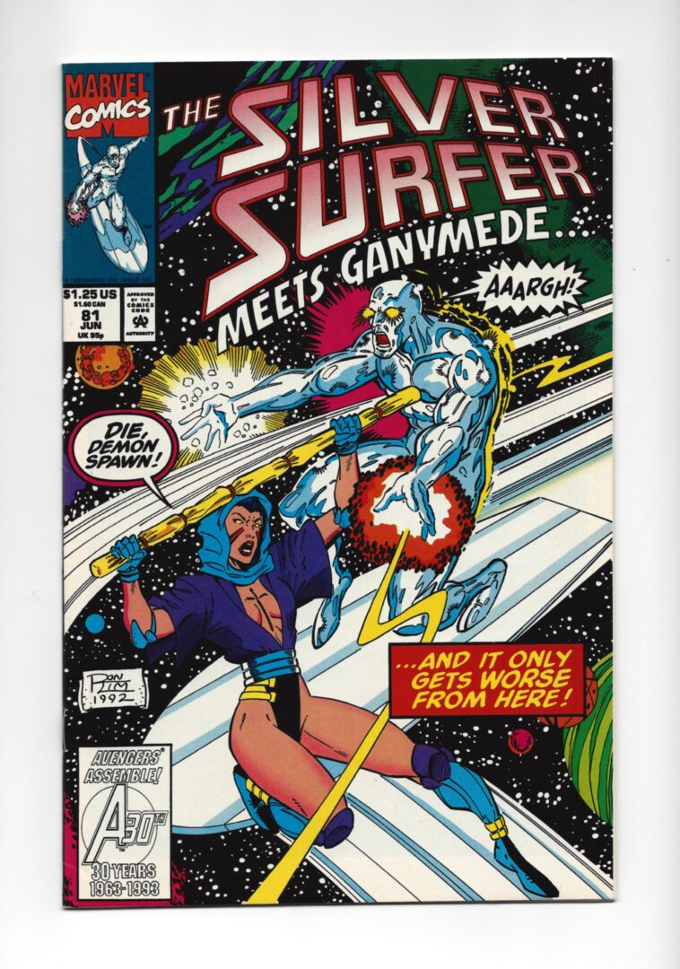 Silver Surfer #81 VF- 1st App. of Tyrant