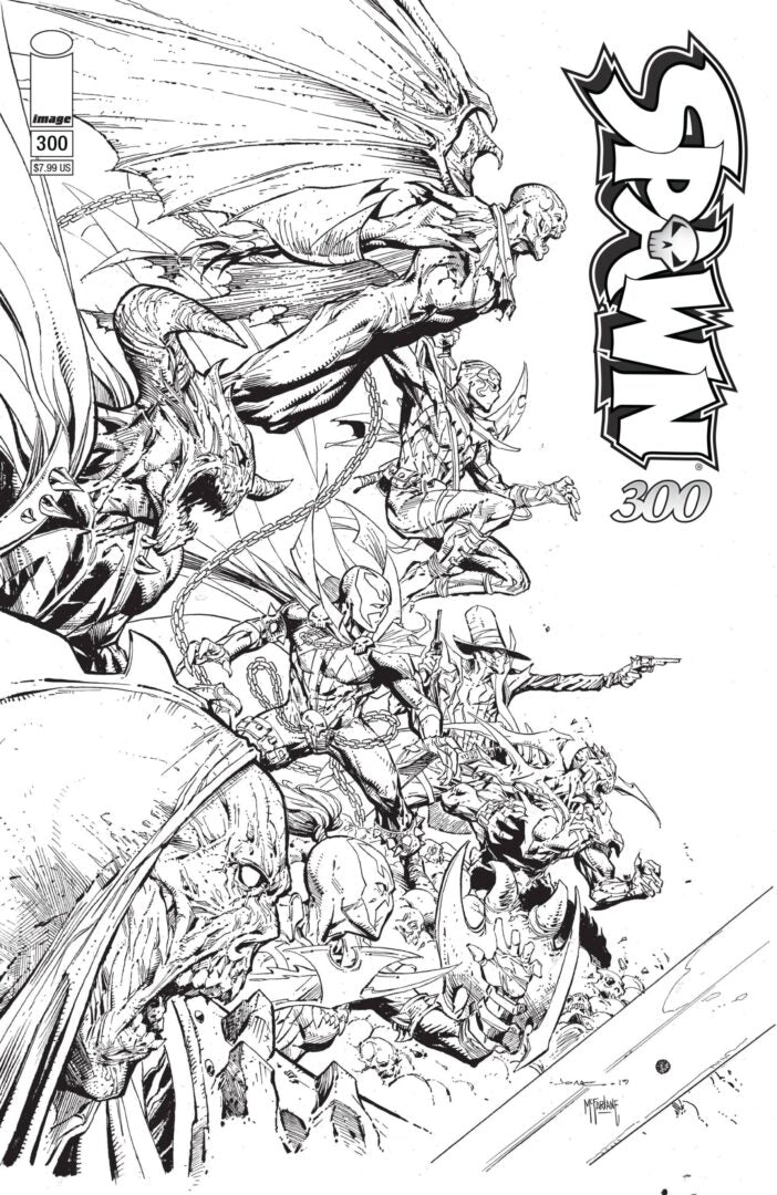Spawn #300 Cover P NM