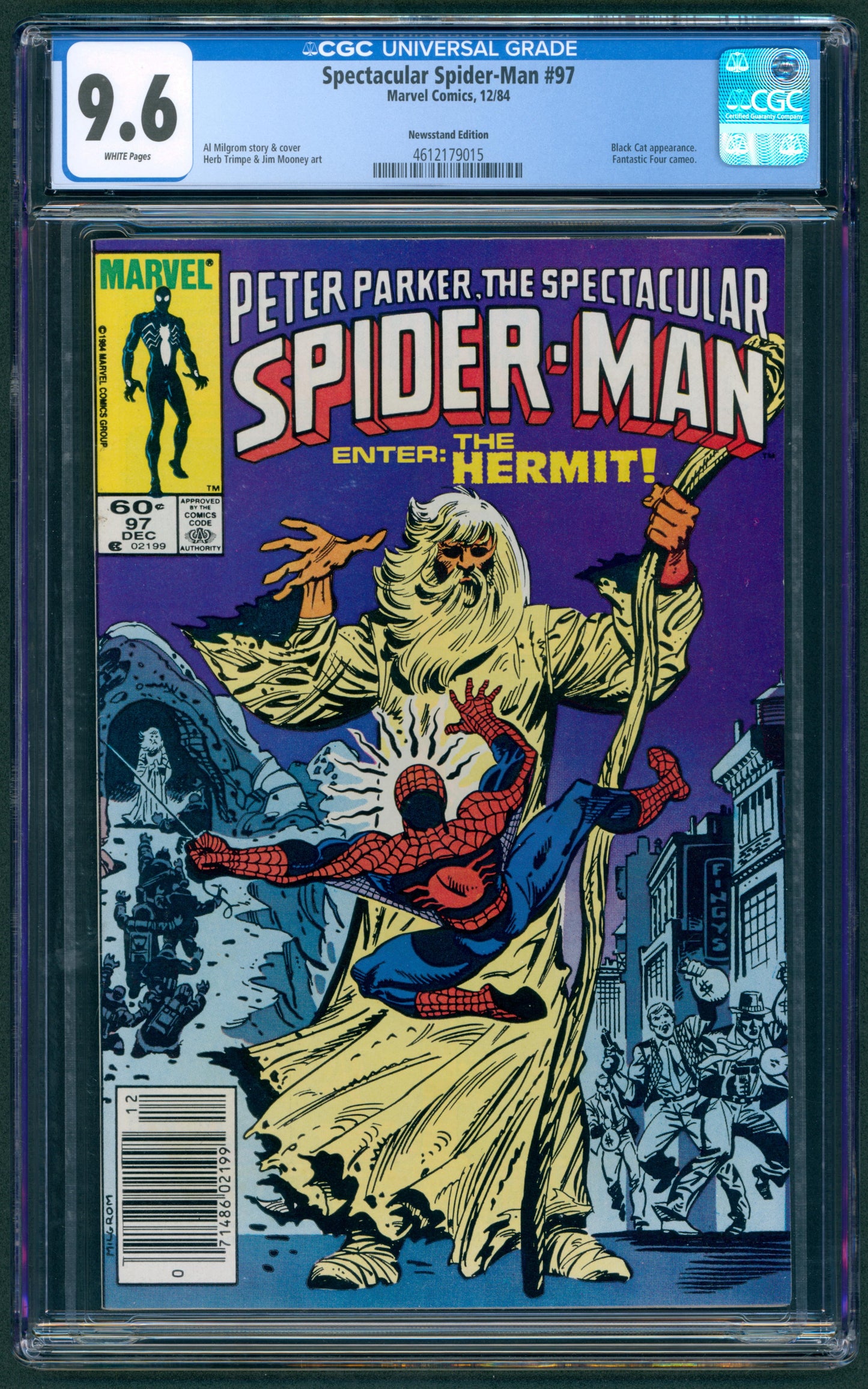 Spectacular Spider-Man #97 CGC 9.6 Newsstand