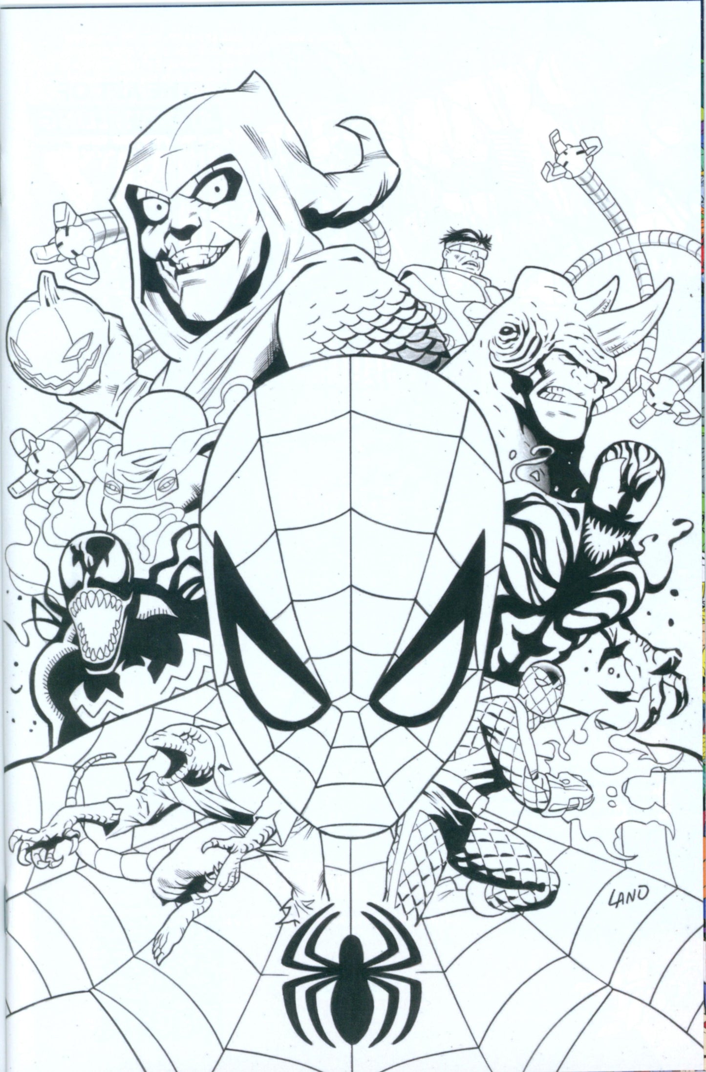 Spider Man '94 #1 Greg Land B&W Local Comic Shop Day Variant