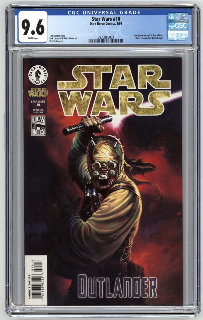 Star Wars #10 CGC 9.6 1st appearance of A'Sharad Hett