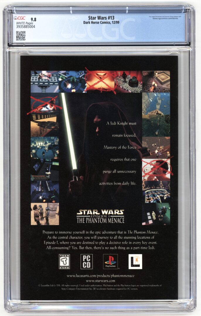 Star Wars #13 CGC 9.8 1st appearance of Yaddle
