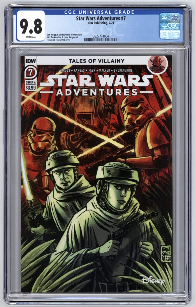 Star Wars Adventures #7 CGC 9.8 1st full appearance of Crimson Corsair