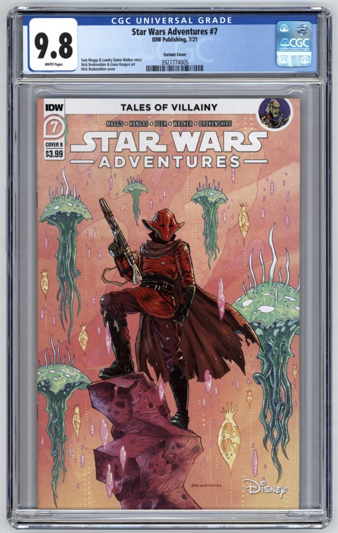 Star Wars Adventures #7 CGC 9.8 Cover B 1st full App. of Crimson Corsair