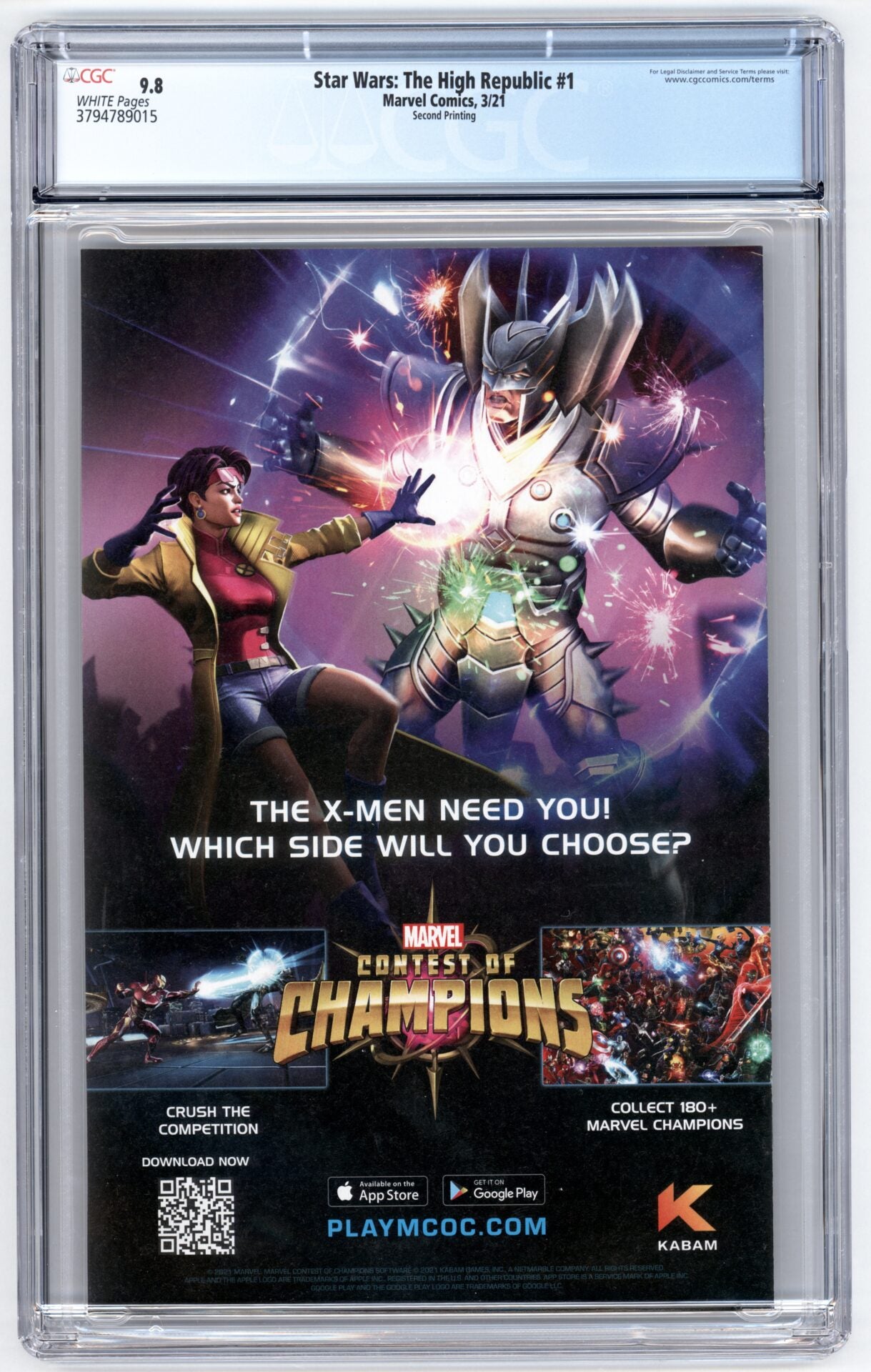 Star Wars: The High Republic #1 2nd Print CGC 9.8