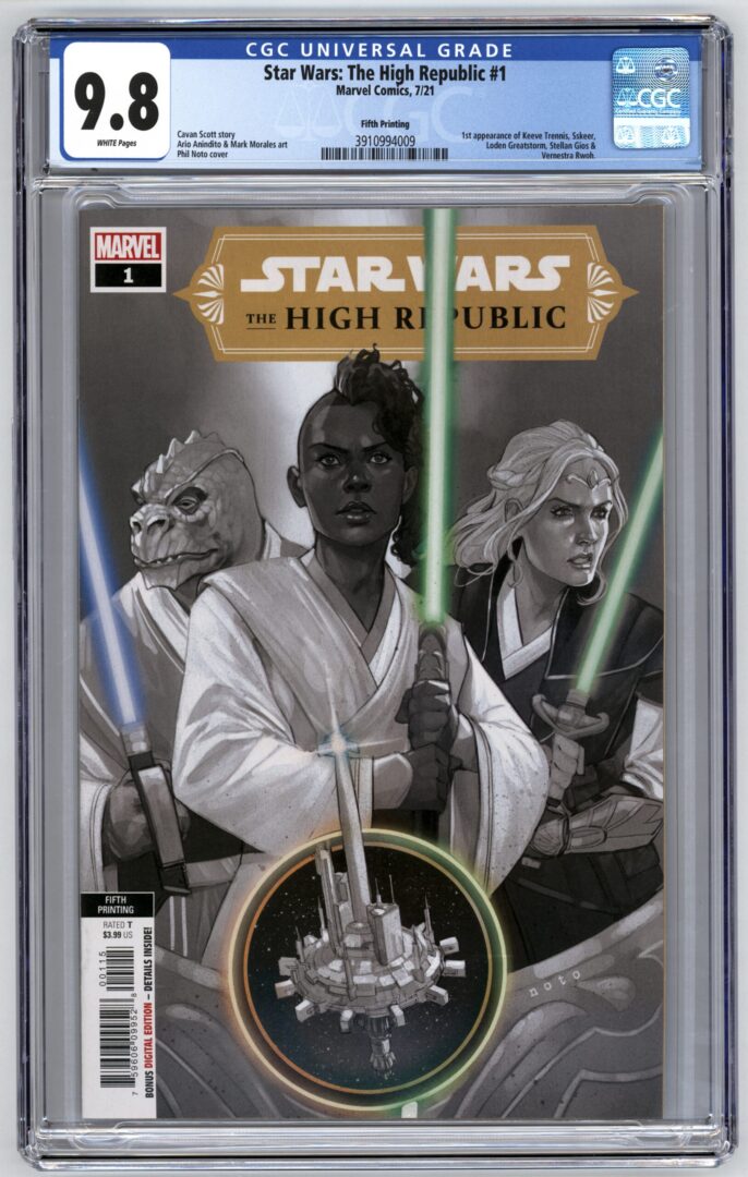 Star Wars The High Republic #1 5th Print CGC 9.8