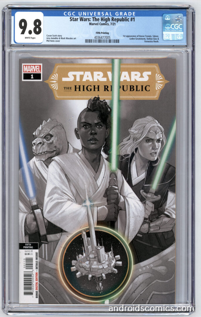 Star Wars The High Republic #1 CGC 9.8 5th Print