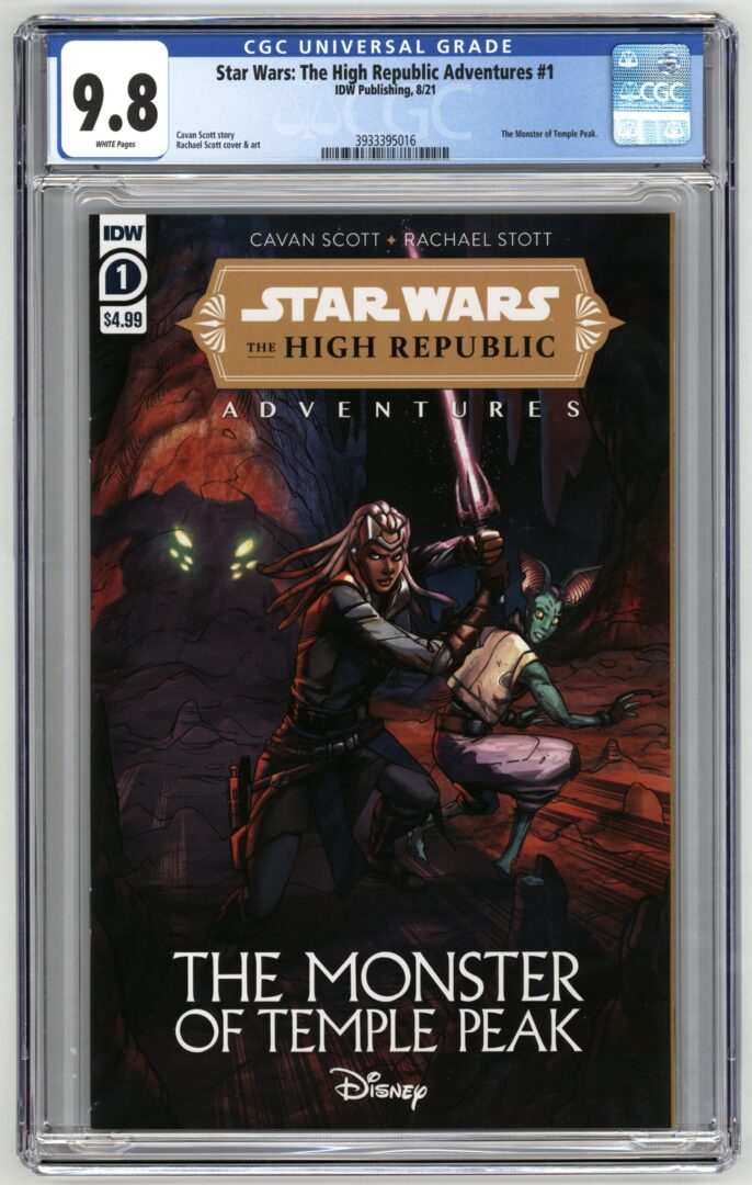 Star Wars The High Republic Adventures The Monster of Temple Peak #1 CGC 9.8