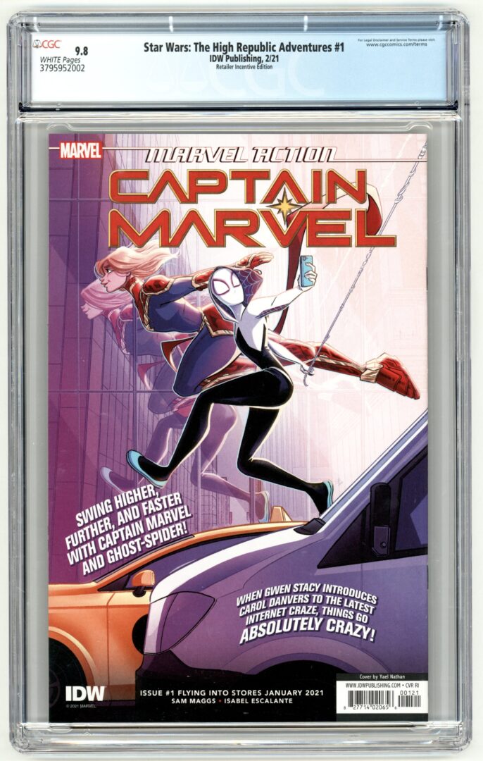 Star Wars: The High Republic Adventures #1 CGC 9.8 Variant Cover