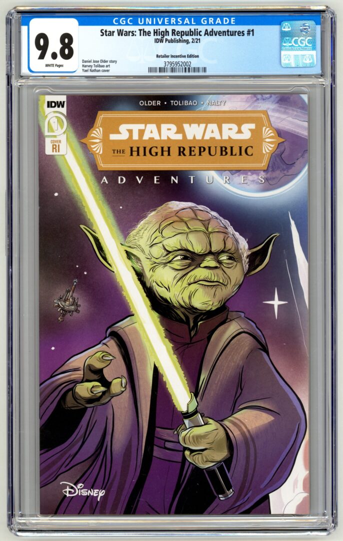 Star Wars: The High Republic Adventures #1 CGC 9.8 Variant Cover