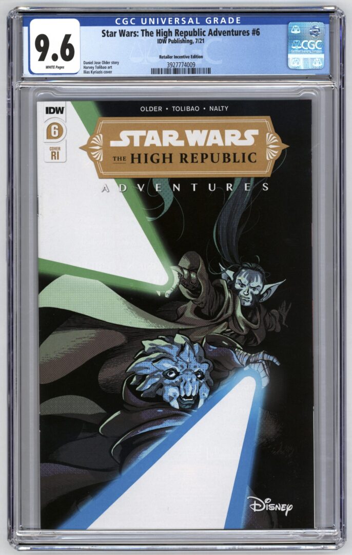 Star Wars The High Republic Adventures #6 CGC 9.6 1st App. of Obratuk
