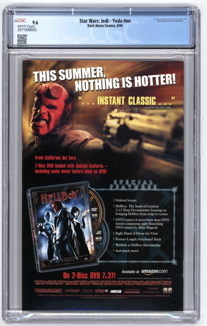 Star Wars Jedi- Yoda #NN CGC 9.6