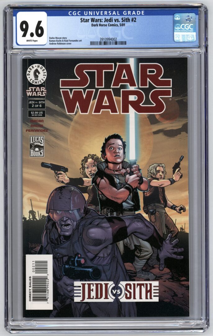 Star Wars Jedi vs. Sith #2 CGC 9.6