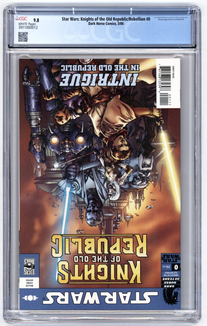 Star Wars Knights of the Old Republic/Rebellion #0 CGC 9.8 1st App. of Squint