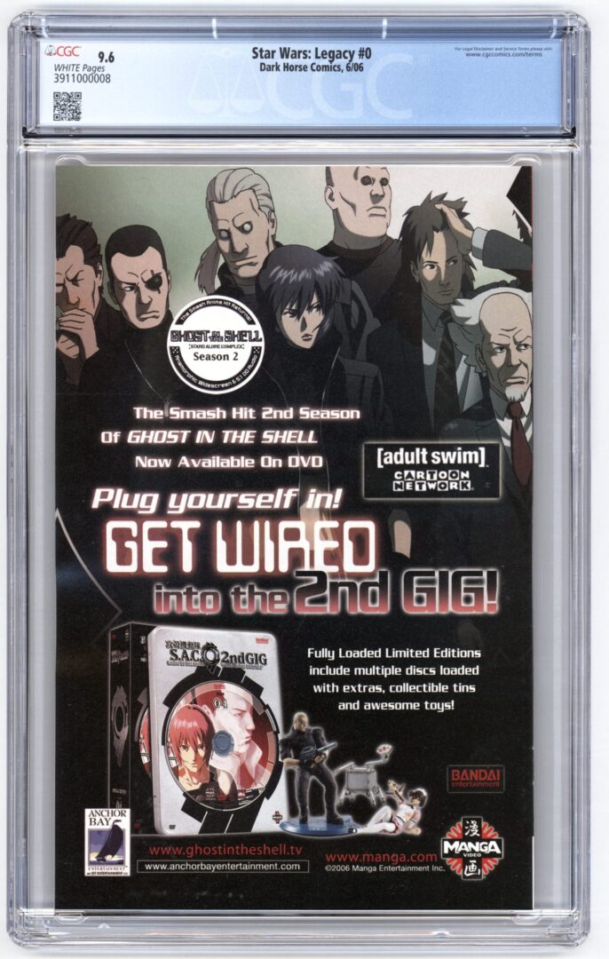 Star Wars Legacy #0 CGC 9.6