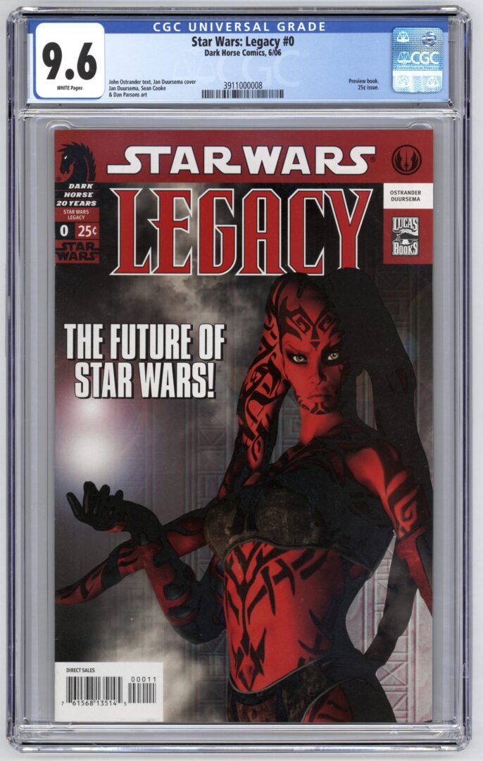 Star Wars Legacy #0 CGC 9.6