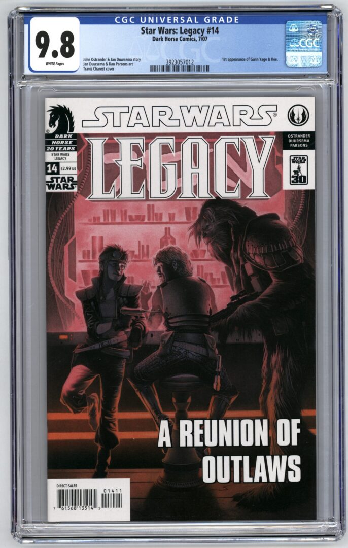 Star Wars Legacy #14 CGC 9.8 1st appearance of Gunn Yage & Kee