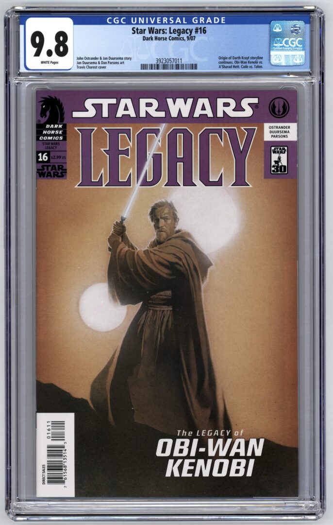 Star Wars Legacy #16 CGC 9.8 1st appearance of Darth Krayt
