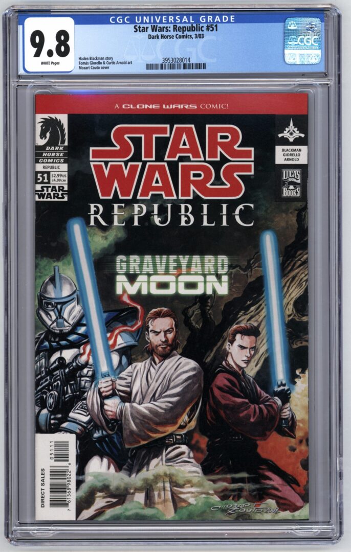 Star Wars: Republic #51 CGC 9.8 1st appearance of Durge