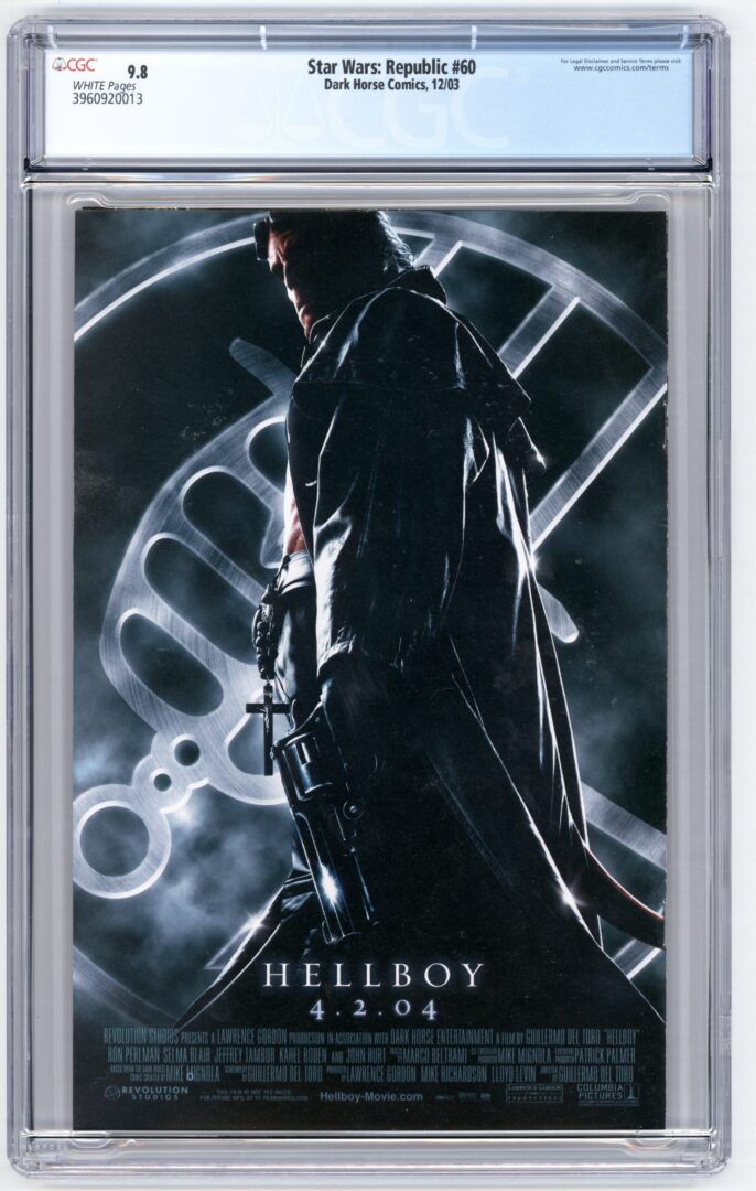 Star Wars: Republic #60 CGC 9.8 Origin of Asajj Ventress