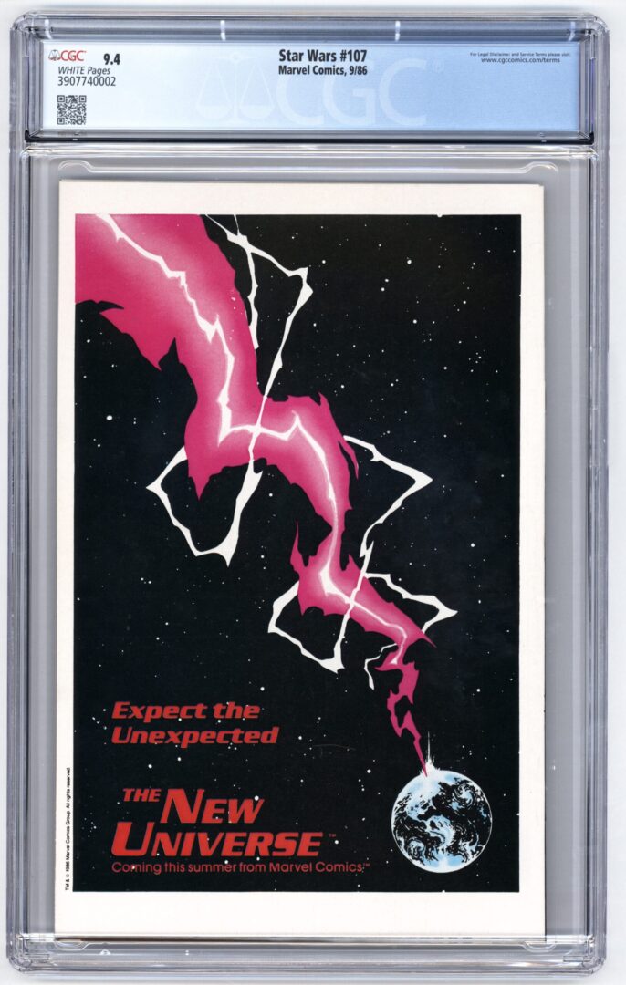 Star Wars #107 CGC 9.4 Last Issue
