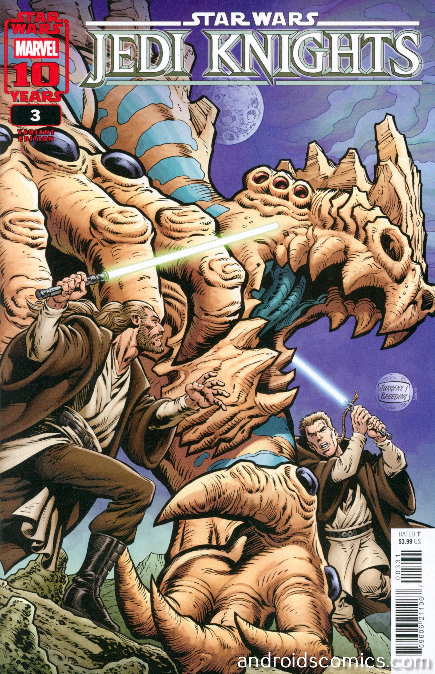 Star Wars: Jedi Knights #3 Dan Jurgens Classic Homage Variant