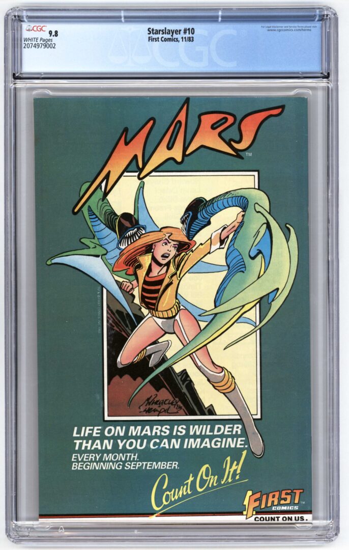 Starslayer #10 CGC 9.8 1st full App. of Grimjack
