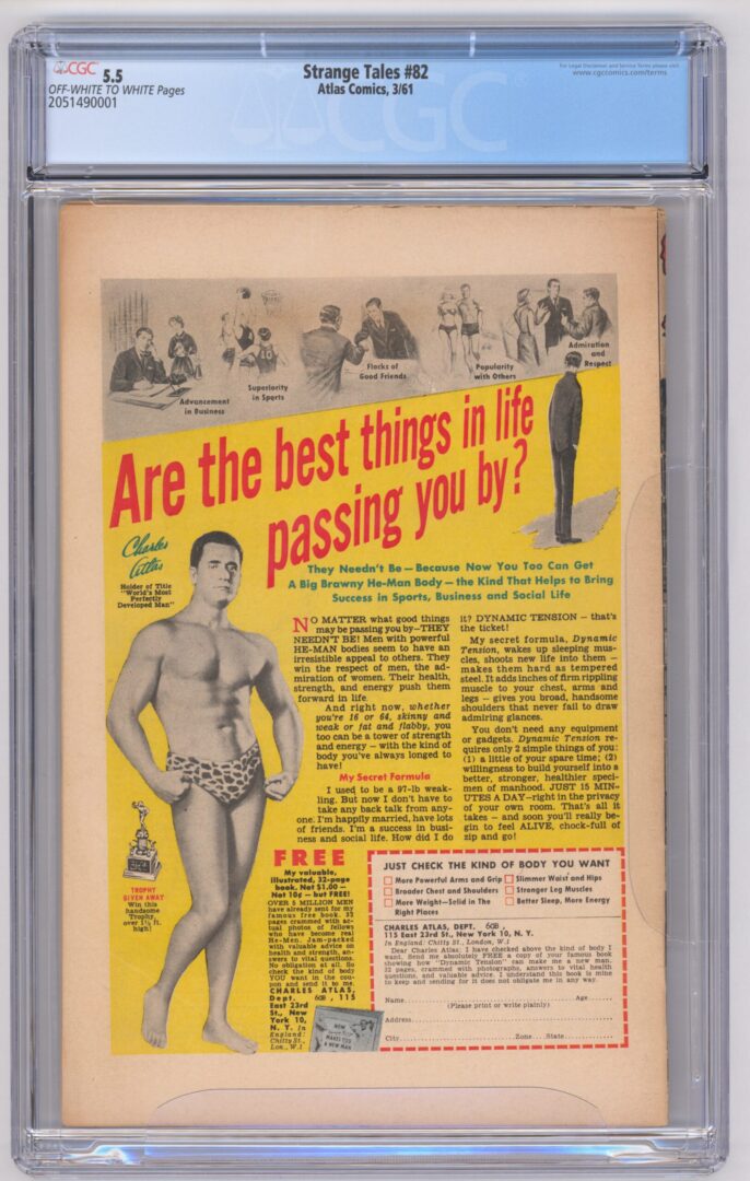 Strange Tales #82 CGC 5.5