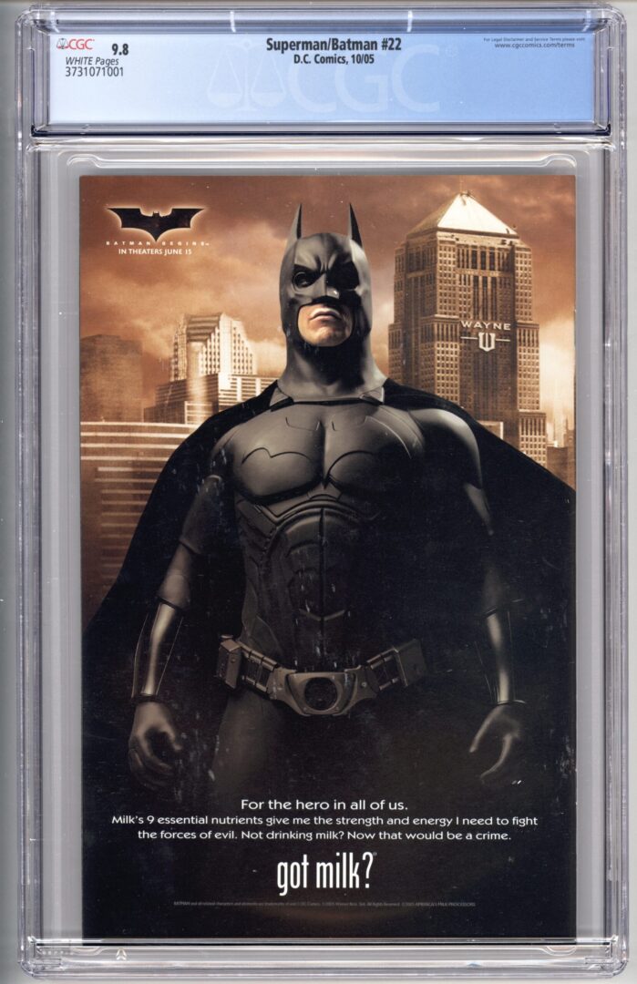 Superman Batman #22 CGC 9.8 1st cameo App. of Batman Beyond