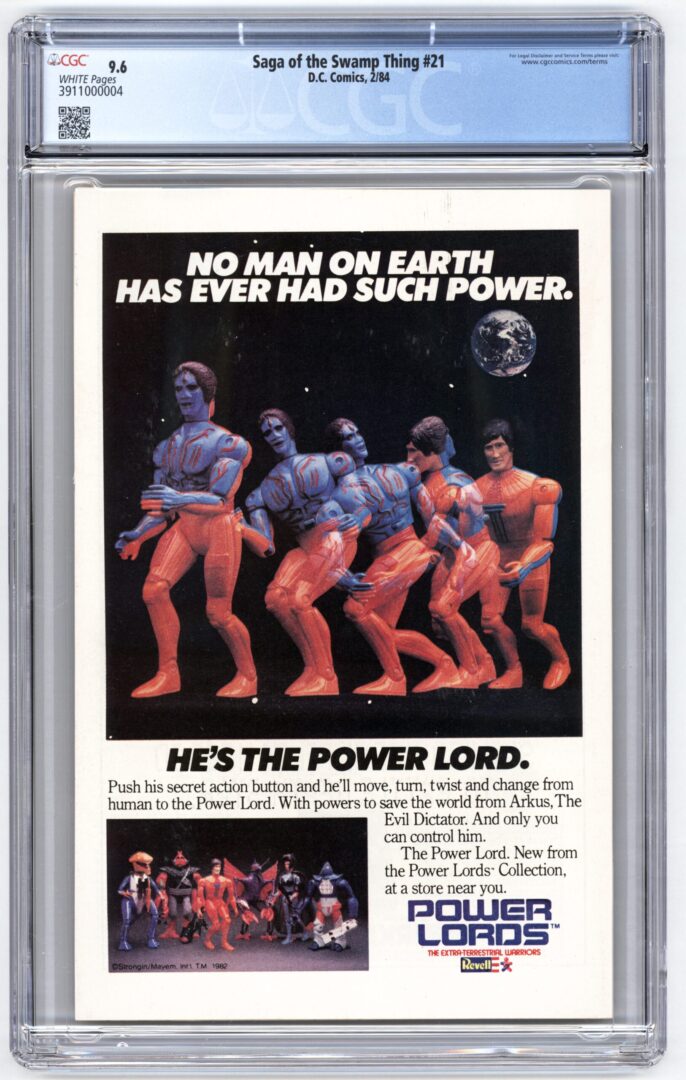 Swamp Thing #21 CGC 9.6 New Origin of Swamp Thing