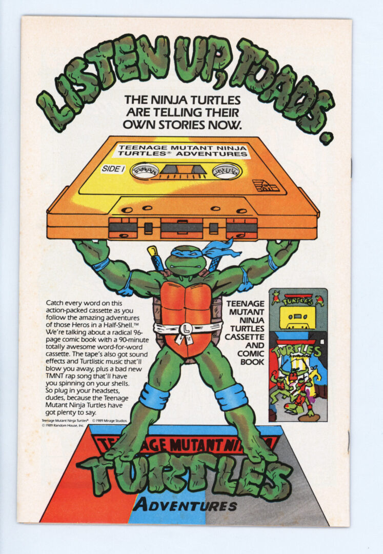 Teenage Mutant Ninja Turtles Adventures #2 FN+