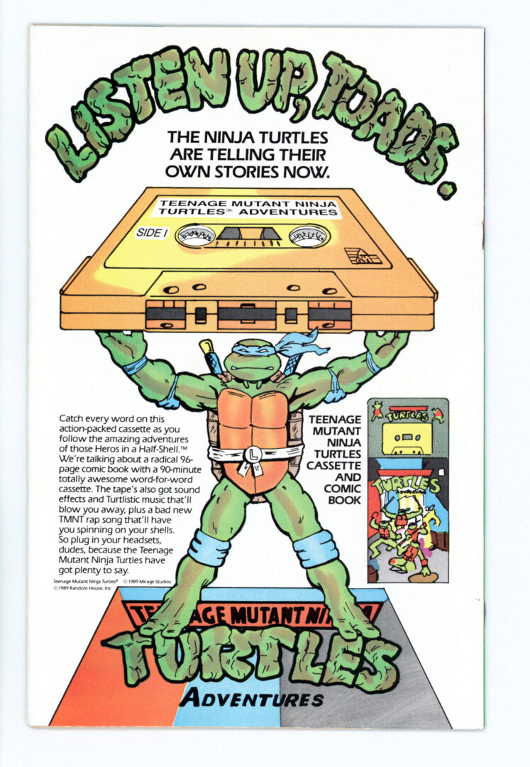 Teenage Mutant Ninja Turtles Adventures #3 FN-