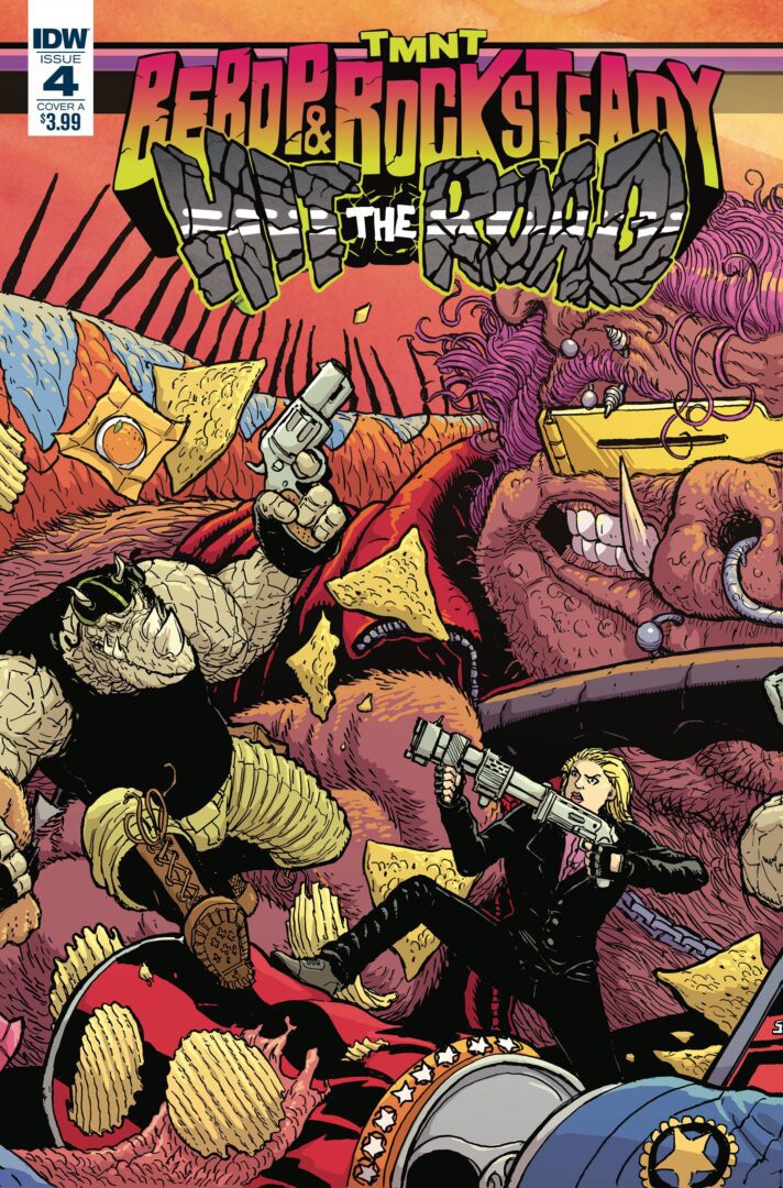 Teenage Mutant Ninja Turtles Bebop & Rocksteady Hit the Road #4 Cover A NM