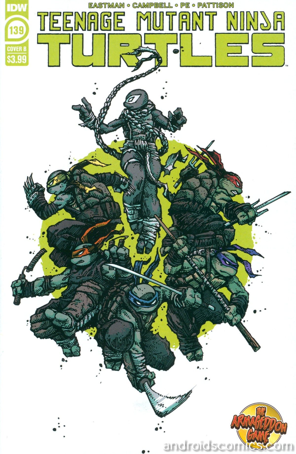 Teenage Mutant Ninja Turtles Ongoing #139 Cover B Eastman