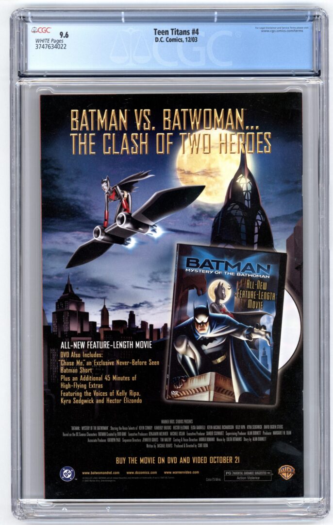 Teen Titans #4 CGC 9.6 Impulse becomes the new Kid Flash