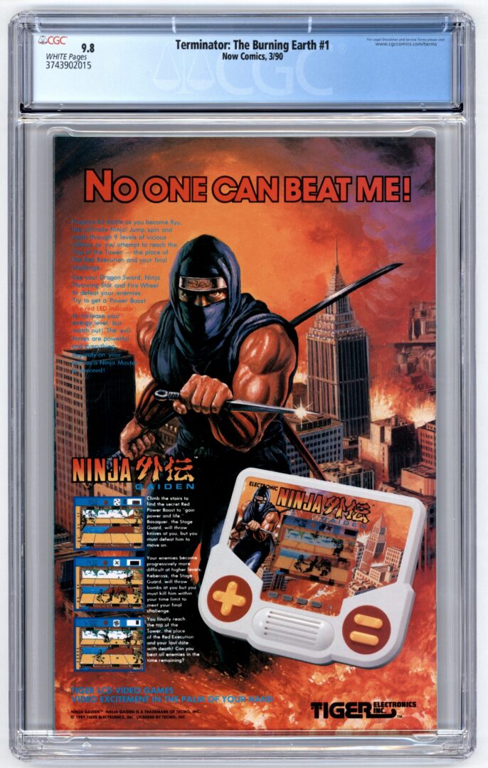 Terminator: The Burning Earth #1 CGC 9.8 1st published Alex Ross art