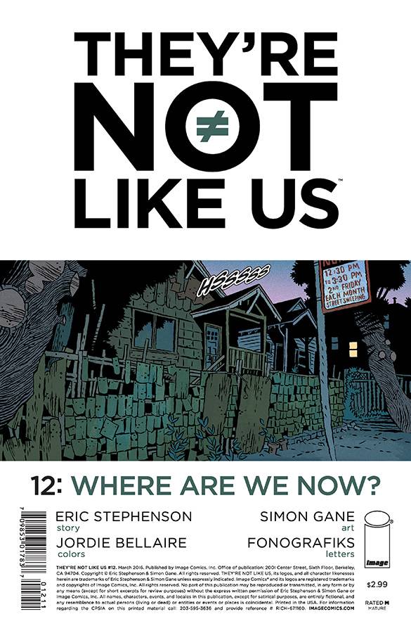 They're Not Like Us #12 NM