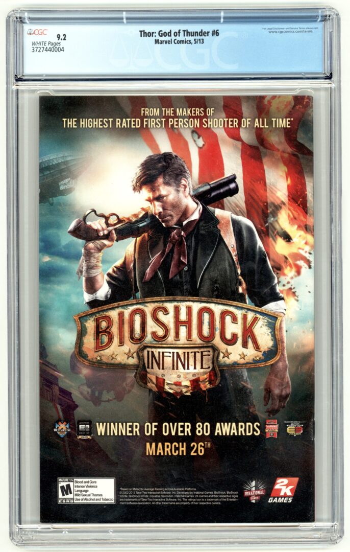 Thor God of Thunder #6 CGC 9.2 Origin of Gorr the God Butcher