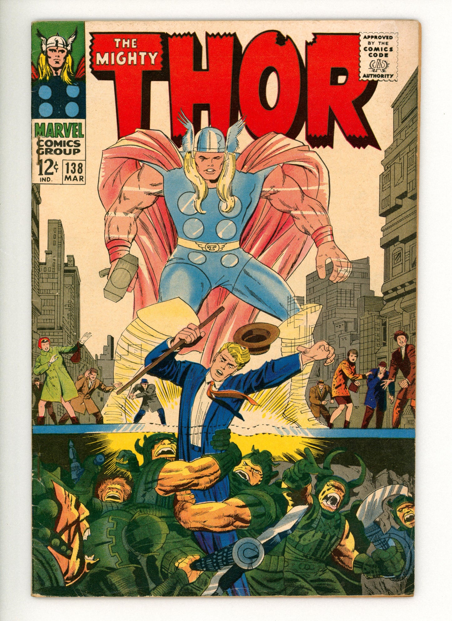Thor #138 VG 1st appearance of Orikal