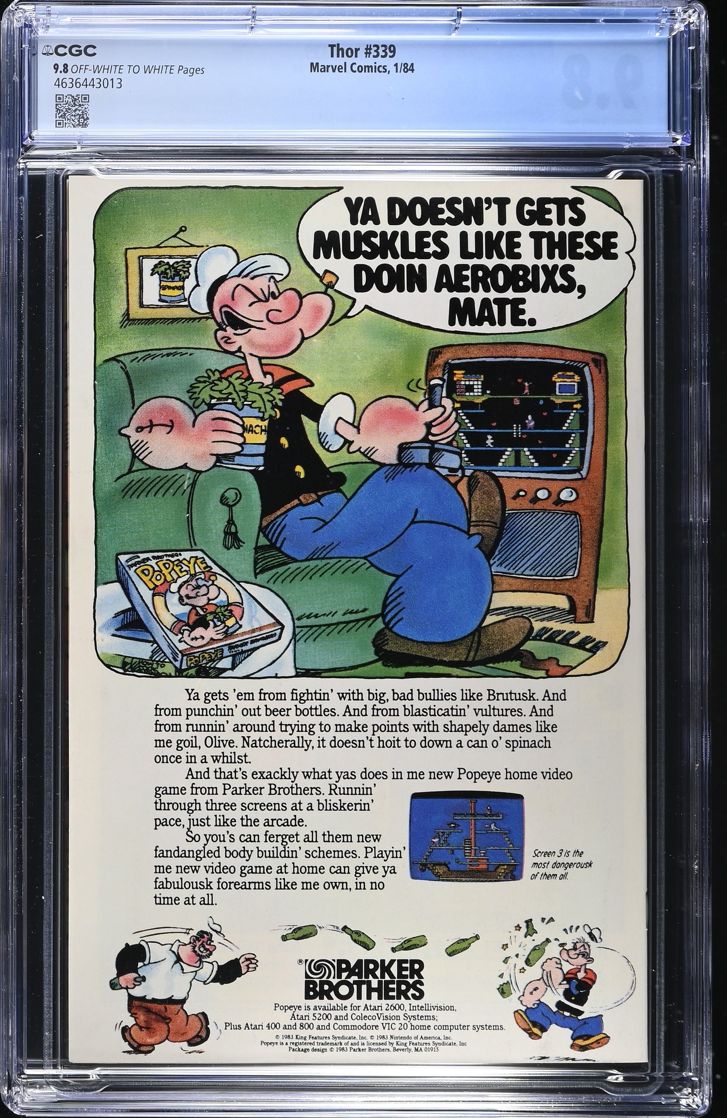 Thor #339 CGC 9.8 1st App. of Stormbreaker