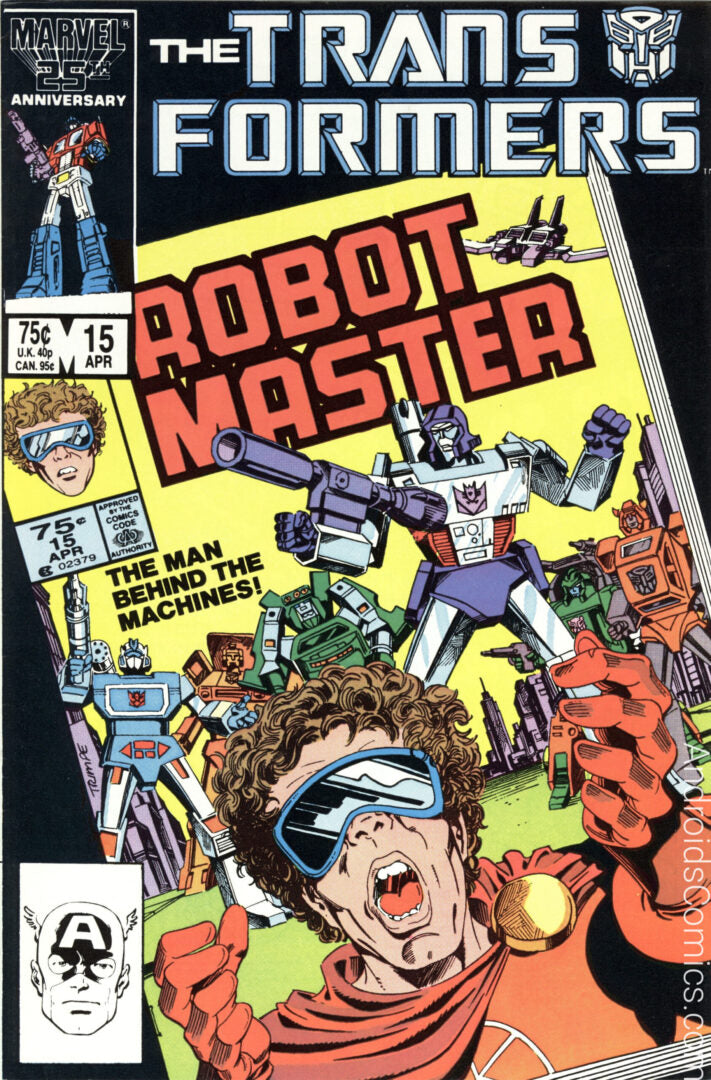 Transformers #15 FN 1st appearance of the Robot-Master