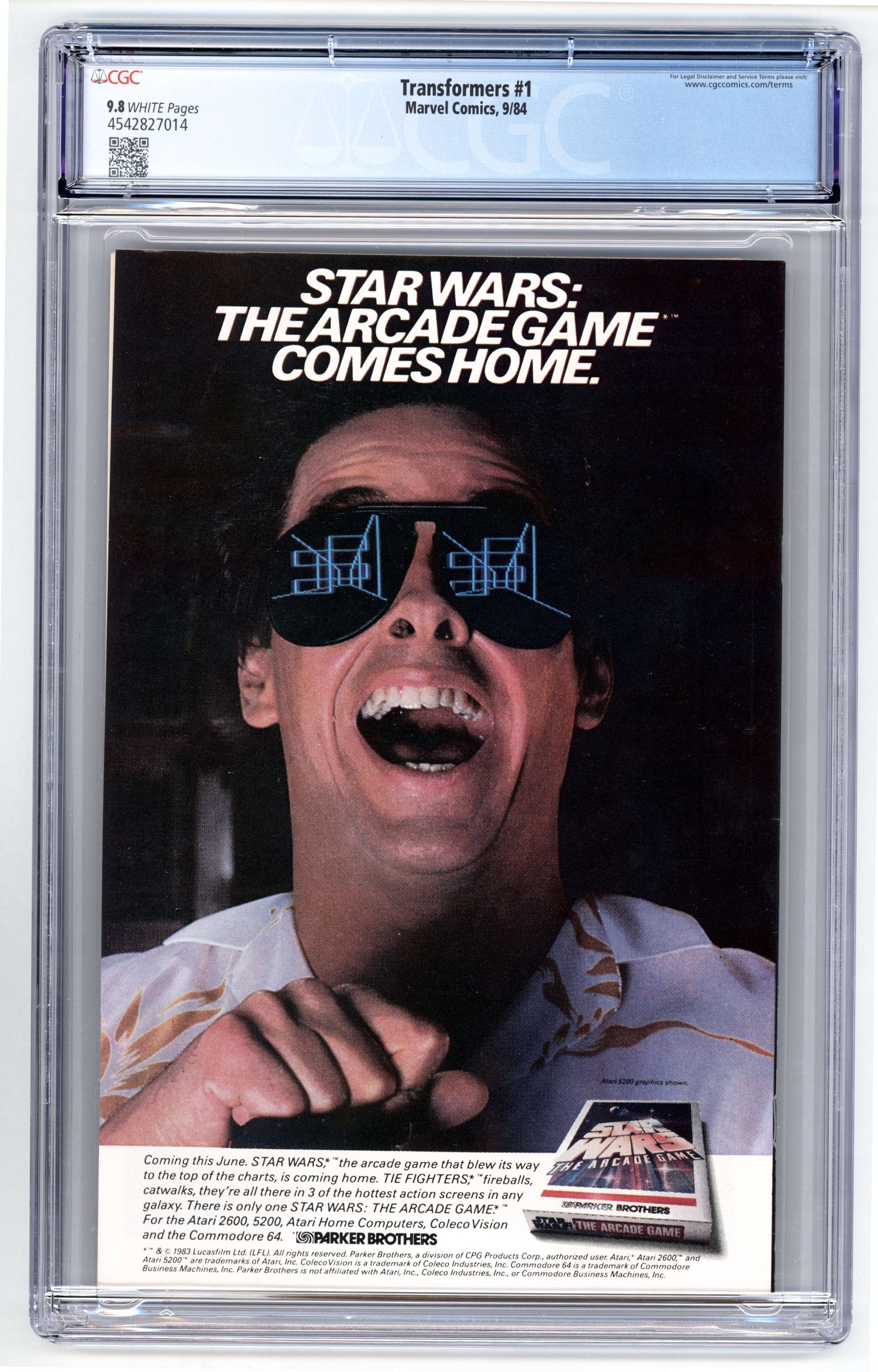Transformers #1 CGC 9.8