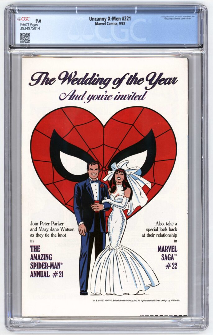 Uncanny X-Men #221 CGC 9.6 1st appearance of Mister Sinister