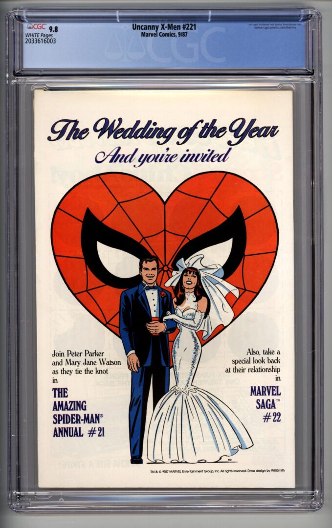 Uncanny X-Men #221 CGC 9.8 1st appearance of Mister Sinister